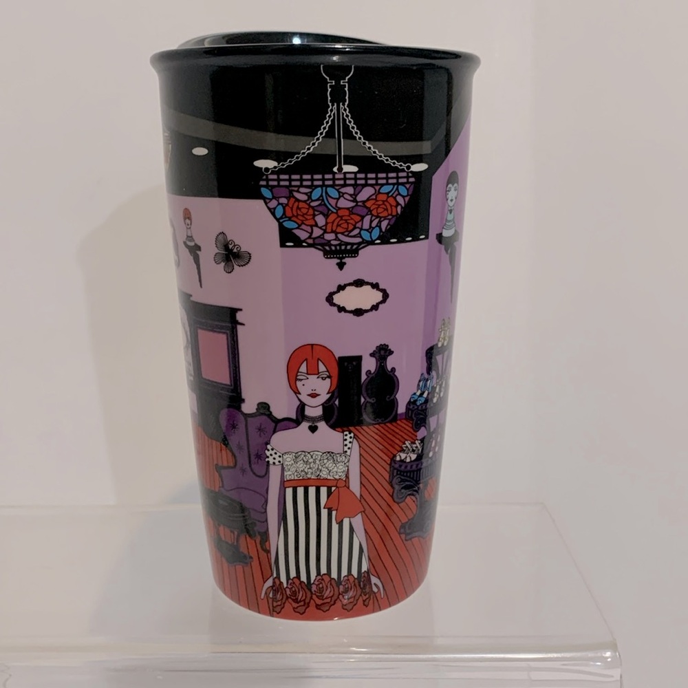STARBUCKS Anna Sui Ceramic Tumbler cup limited